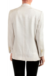Maison Margiela Women's Beige 100% Silk Button Down Jacket: Picture 3
