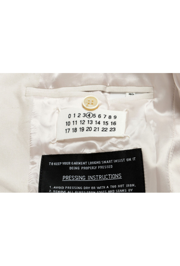 Maison Margiela Women's Beige 100% Silk Button Down Jacket: Picture 5