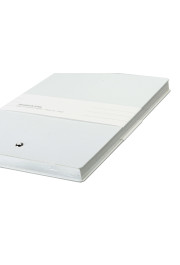Montblanc Notebook #146 White Leather Premium Paper Lined Silver Cut Notebook: Picture 3