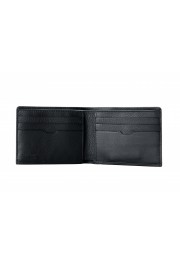 Salvatore Ferragamo Men's Logo Print Black Pebbled Leather Bifold Wallet: Picture 2
