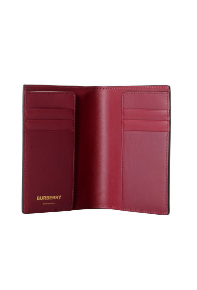 Burberry Vine Red 100% Leather Passport Cover: Picture 2