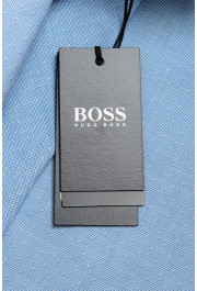 Hugo Boss Men's "Isko" Slim Fit Blue Geometric Print Dress Shirt: Picture 6