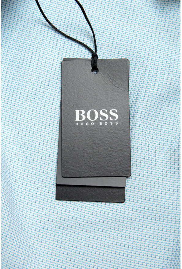 Hugo Boss Men's "Jason" Slim Fit Geometric Print Dress Shirt: Picture 6