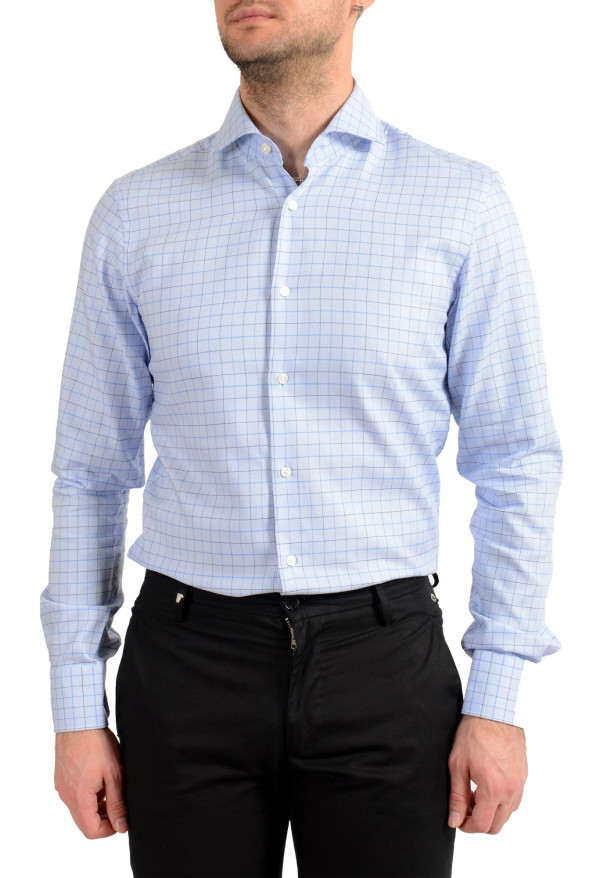 Hugo Boss Men's "Mark US" Sharp Fit Plaid Dress Shirt: Picture 3