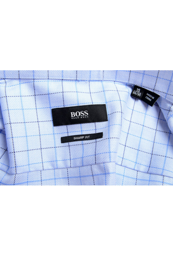 Hugo Boss Men's "Mark US" Sharp Fit Plaid Dress Shirt: Picture 7