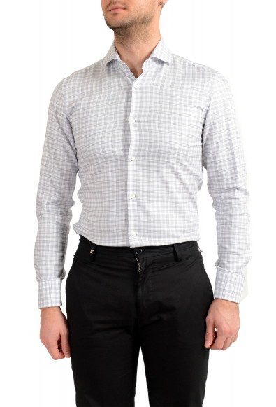 Hugo Boss Men's "Jason" Slim Fit Plaid Dress Long Sleeve Shirt: Picture 2