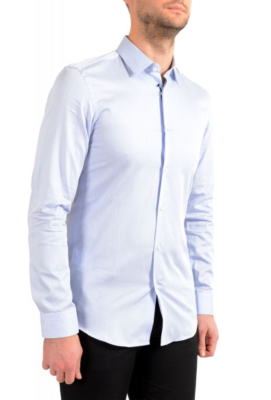 Hugo Boss Men's "Isko" Slim Fit Blue Long Sleeve Dress Shirt