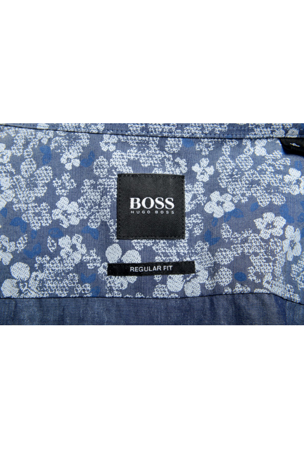 Hugo Boss Men's "Lukas_F" Regular Fit Long Sleeve Floral Print Shirt : Picture 7