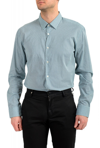 Hugo Boss Men's "Reid_27" Slim Fit Long Sleeve Geometric Print Shirt: Picture 2