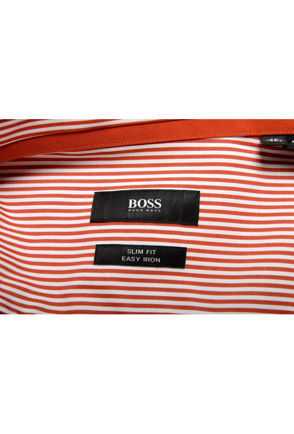 Hugo Boss Men's "Jesse" Slim Fit Striped Long Sleeve Dress Shirt : Picture 7