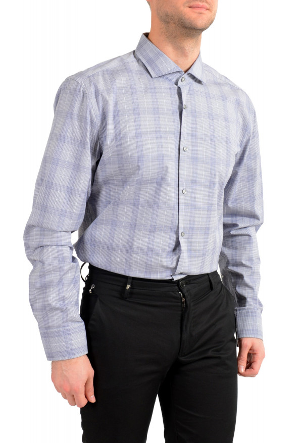 Hugo Boss Men's "Jason" Slim Fit Plaid Long Sleeve Dress Shirt : Picture 3