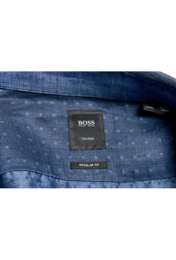 Hugo Boss Men's "T-Landon_53F" Regular Fit Linen Long Sleeve Shirt : Picture 6