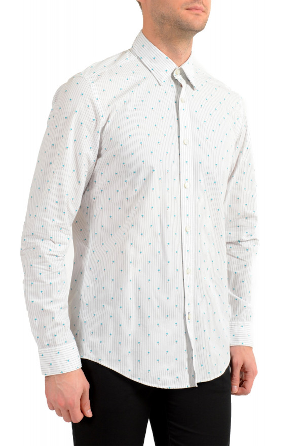 Hugo Boss Men's "Log" Regular Fit Floral Print Long Sleeve Shirt
