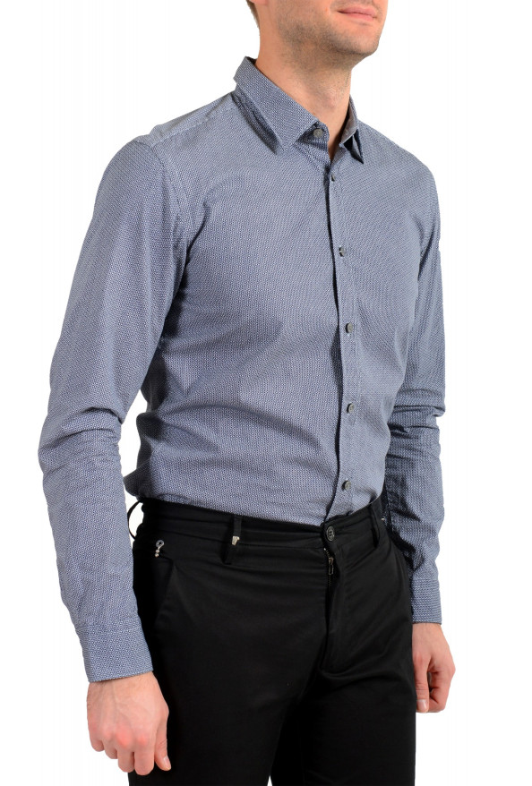 Hugo Boss Men's "Ronni_53" Slim Fit Geometric Print Long Sleeve Shirt: Picture 3