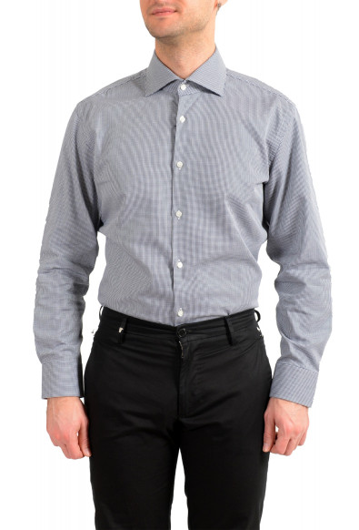 Hugo Boss Men's "Miles US" Sharp Fit Plaid Dress Shirt: Picture 2