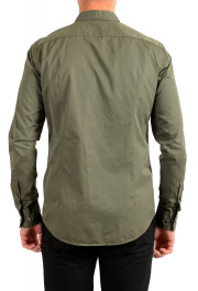 Hugo Boss Men's "T_Romolo" Slim Fit Olive Green Long Sleeve Shirt: Picture 3