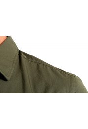 Hugo Boss Men's "T_Romolo" Slim Fit Olive Green Long Sleeve Shirt: Picture 4