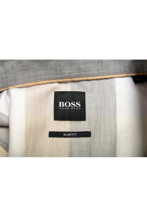Hugo Boss Men's "Ronnie_53F" Slim Fit Plaid Casual Shirt: Picture 7