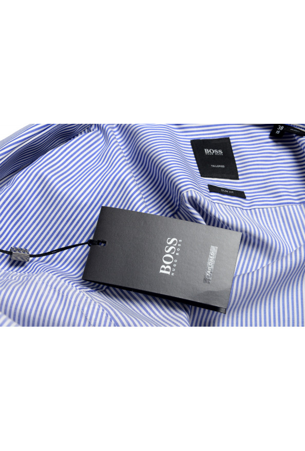 Hugo Boss Men's "T-Charlie" Slim Fit Striped Long Sleeve Dress Shirt: Picture 7