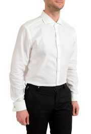 Hugo Boss Men's "T-Yacob" Slim Fit White Long Sleeve Dress Shirt: Picture 5