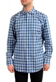 Hugo Boss Men's "Jason" Slim Fit Plaid Long Sleeve Dress Shirt 