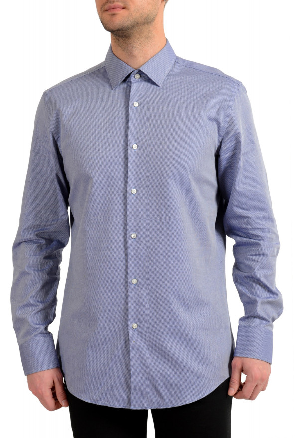 Hugo Boss Men's "Jenno" Slim Fit Geometric Print Dress Shirt 