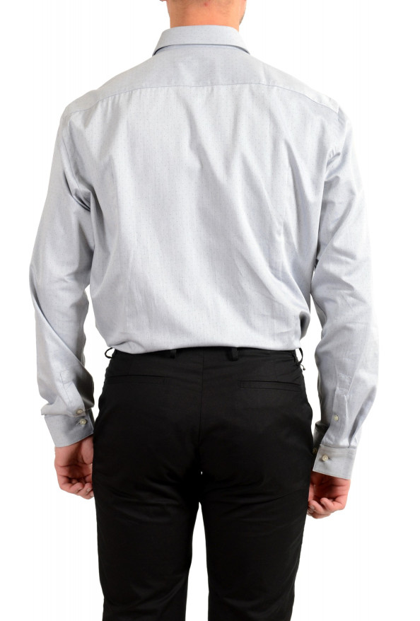 Hugo Boss Men's "Iska" Gray Slim Fit Geometric Print Dress Shirt: Picture 6