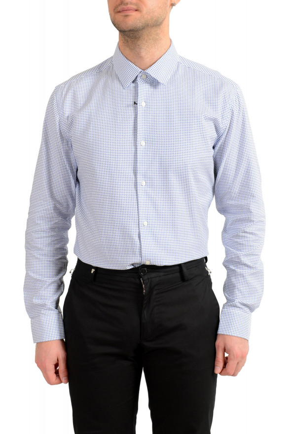 Hugo Boss Men's "Isko" Slim Fit Geometric Print Dress Shirt: Picture 4