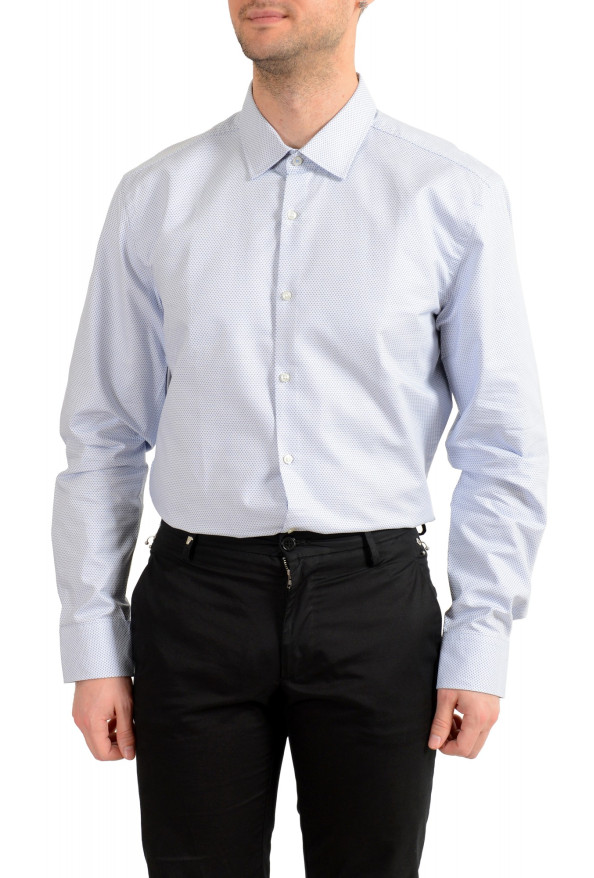 Hugo Boss Men's "Jerris" Slim Fit Geometric Print Dress Shirt: Picture 4