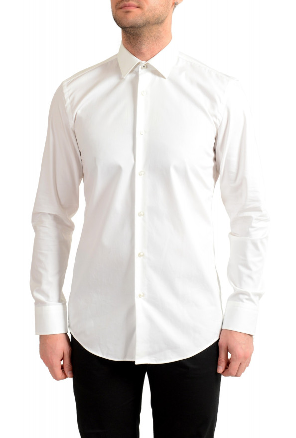 Hugo Boss "Jesse" Men's White Slim Fit Long Sleeve Dress Shirt