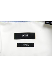 Hugo Boss "Jesse" Men's White Slim Fit Long Sleeve Dress Shirt: Picture 9