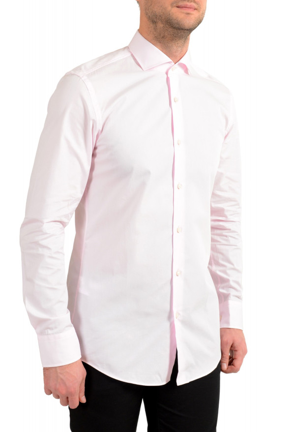 Hugo Boss "Jason" Men's Pink Slim Fit Long Sleeve Dress Shirt: Picture 2