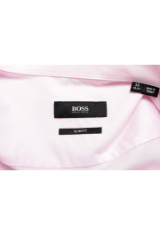 Hugo Boss "Jason" Men's Pink Slim Fit Long Sleeve Dress Shirt: Picture 8