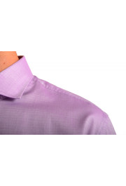 Hugo Boss "Mark US" Men's Purple Sharp Fit Long Sleeve Dress Shirt: Picture 7
