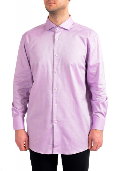 Hugo Boss "Mark US" Men's Purple Sharp Fit Long Sleeve Dress Shirt