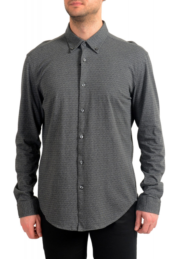 Hugo Boss Rod_53F Men's Slim Fit Graphic Print Long Sleeve Casual Shirt