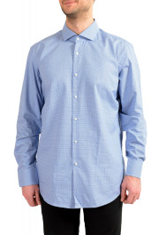 Hugo Boss Men's "Jason" Slim Fit Plaid Long Sleeve Dress Shirt 