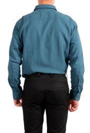 Hugo Boss Men's "Magneton" Slim Fit Green Long Sleeve Casual Shirt: Picture 6