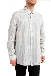 Hugo Boss Men's "Lukas_39F" Regular Fit Pure Linen Casual Shirt: Picture 2