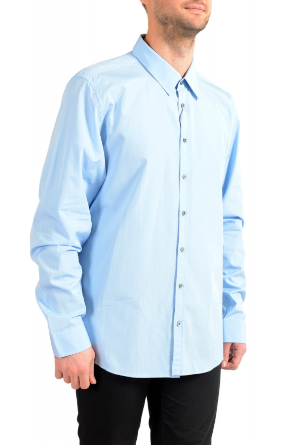 Gucci Men's Slim Fit Light Blue Long Sleeve Dress Shirt : Picture 2