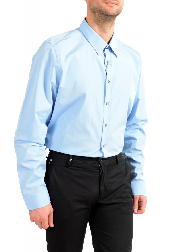 Gucci Men's Slim Fit Light Blue Long Sleeve Dress Shirt : Picture 5