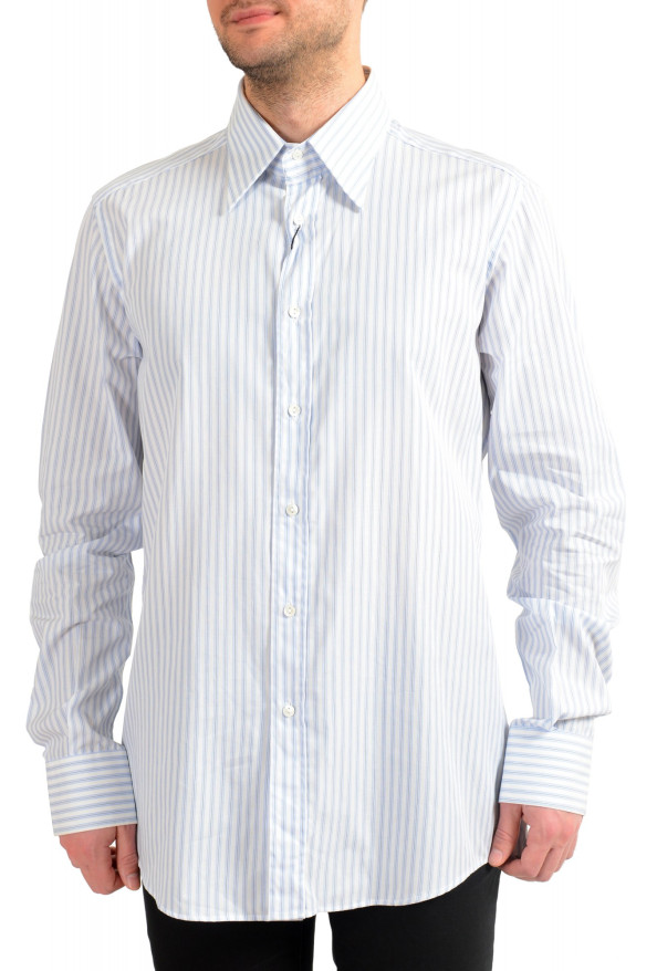 Dolce & Gabbana Men's Striped Long Sleeve Dress Shirt