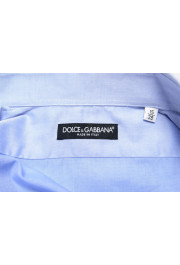Dolce & Gabbana Men's Blue Long Sleeve Dress Shirt : Picture 9