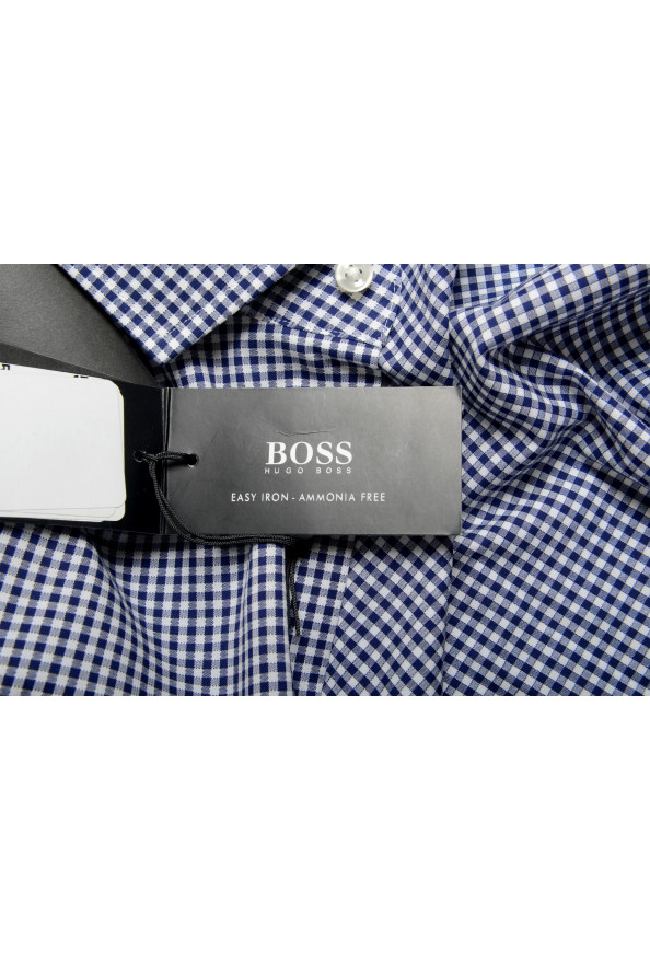 Hugo Boss Men's "Gordon" Regular Fit Plaid Long Sleeve Dress Shirt: Picture 7