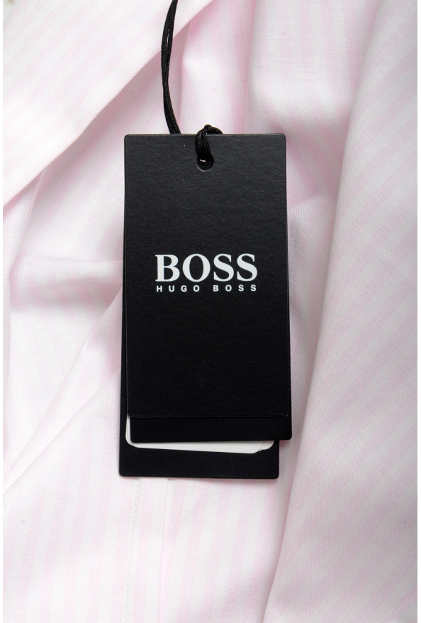 Hugo Boss Men's "Jenno" Slim Fit Striped Long Sleeve Dress Shirt: Picture 8