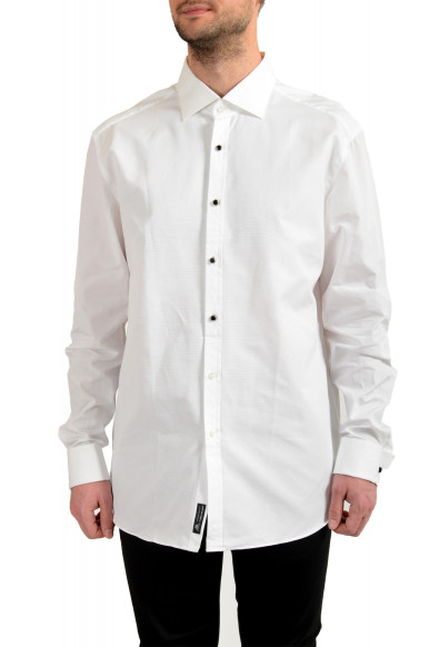 Hugo Boss Men's "T-Clayton" Slim Fit White Long Sleeve Dress Shirt
