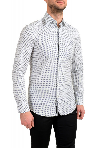 Hugo Boss Men's "Jango" Slim Fit Geometric Print Long Sleeve Shirt: Picture 2