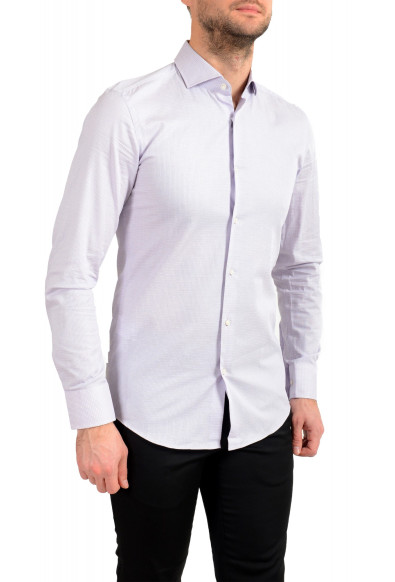 Hugo Boss Men's "Jason" Slim Fit Plaid Long Sleeve Dress Shirt: Picture 2