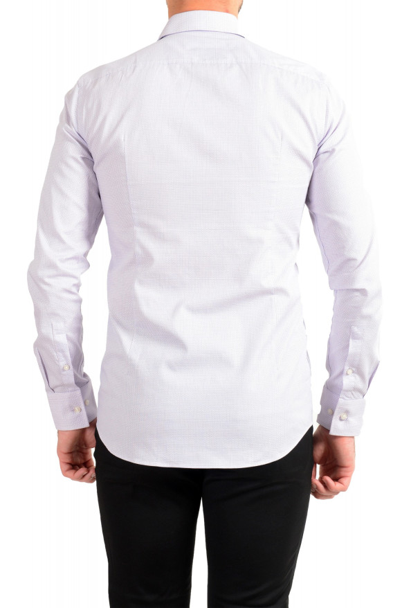 Hugo Boss Men's "Jason" Slim Fit Plaid Long Sleeve Dress Shirt: Picture 3