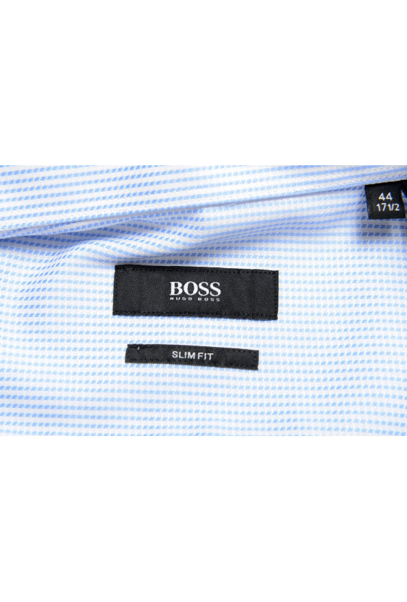 Hugo Boss Men's "Jason" Slim Fit Graphic Long Sleeve Dress Shirt: Picture 9